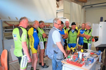 1. Teil der Führung durch Chef Roman Toth 