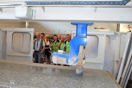 Besichtigung der CNC Arbeiten 